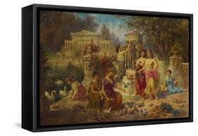 The Feast of Venus-Emmanuel Oberhauser-Framed Stretched Canvas