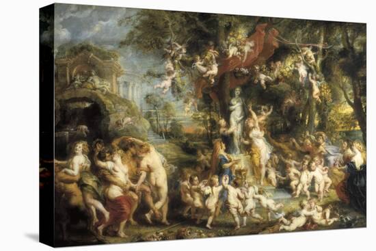 The Feast of Venus-Peter Paul Rubens-Stretched Canvas