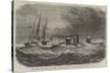 The Federal Ironclad Monadnock Towing a Disabled Gun-Boat in a Storm Off Cape Hatteras-null-Stretched Canvas