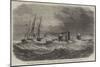 The Federal Ironclad Monadnock Towing a Disabled Gun-Boat in a Storm Off Cape Hatteras-null-Mounted Giclee Print