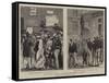 The Federal Republic in Spain, Street Scenes in Madrid-null-Framed Stretched Canvas