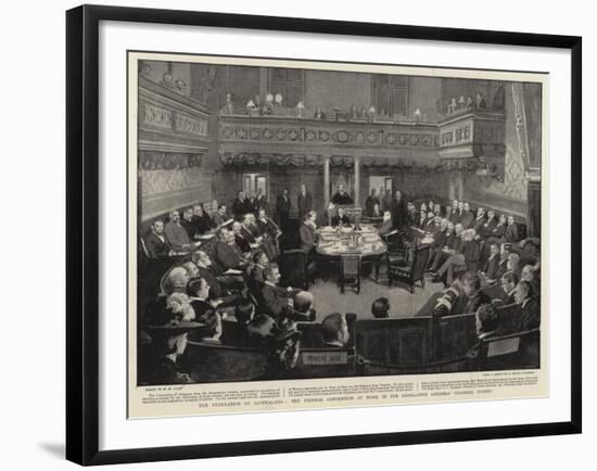 The Federation of Australasia-Henry Marriott Paget-Framed Giclee Print