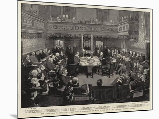 The Federation of Australasia-Henry Marriott Paget-Mounted Giclee Print