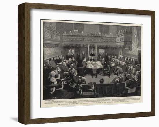 The Federation of Australasia-Henry Marriott Paget-Framed Giclee Print