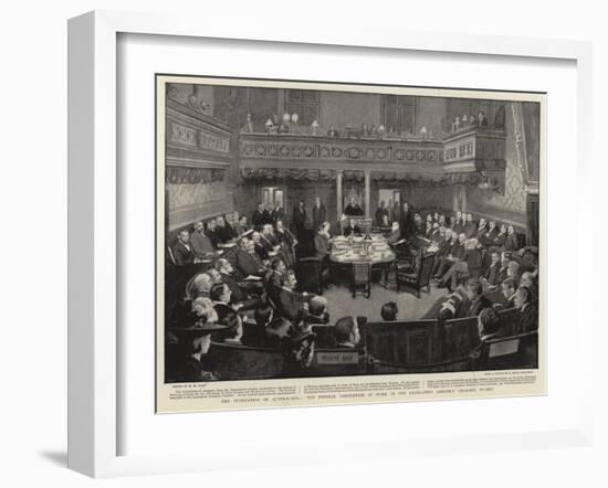 The Federation of Australasia-Henry Marriott Paget-Framed Giclee Print