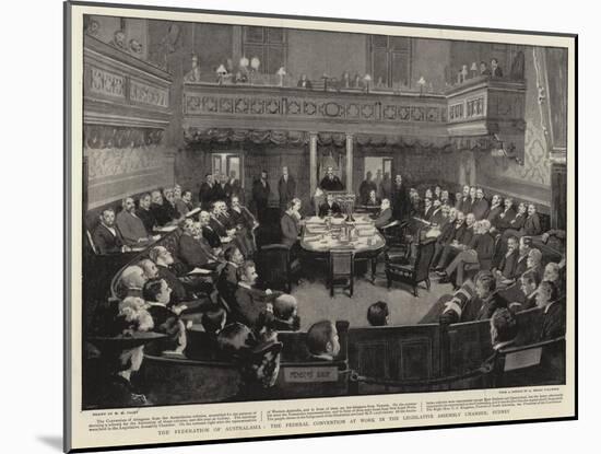 The Federation of Australasia-Henry Marriott Paget-Mounted Giclee Print
