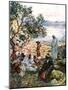 The feeding of the five thousand - Bible-William Brassey Hole-Mounted Giclee Print