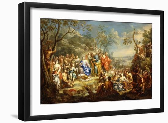 The Feeding of the Five Thousand-Johann Georg Platzer-Framed Giclee Print
