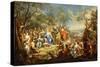 The Feeding of the Five Thousand-Johann Georg Platzer-Stretched Canvas