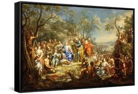 The Feeding of the Five Thousand-Johann Georg Platzer-Framed Stretched Canvas