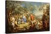 The Feeding of the Five Thousand-Johann Georg Platzer-Stretched Canvas
