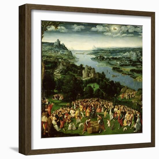 The Feeding of the Five Thousand-Joachim Patenir-Framed Giclee Print