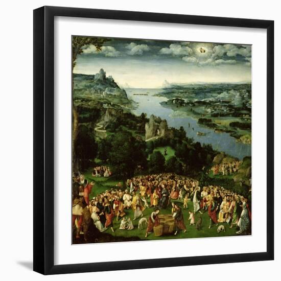 The Feeding of the Five Thousand-Joachim Patenir-Framed Giclee Print