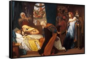 The Feigned Death of Juliet, 1856-1858-Frederic Leighton-Framed Stretched Canvas