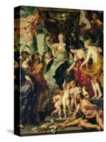 The Felicity of the Regency, 1621-25-Peter Paul Rubens-Stretched Canvas