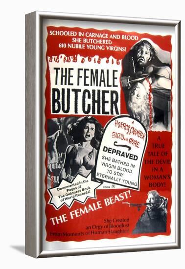 The Female Butcher, 1973-null-Framed Photo