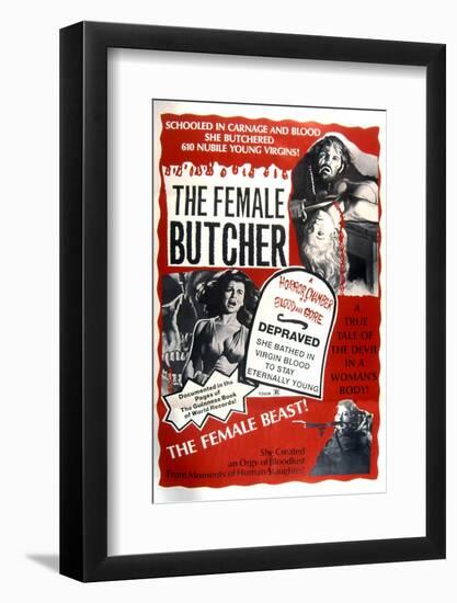 The Female Butcher, 1973-null-Framed Photo