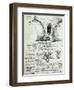 The Female Sexual Organs, Facsimile Copy-Leonardo da Vinci-Framed Giclee Print