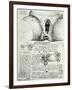 The Female Sexual Organs, Facsimile Copy-Leonardo da Vinci-Framed Giclee Print