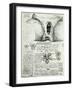 The Female Sexual Organs, Facsimile Copy-Leonardo da Vinci-Framed Giclee Print