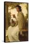 The Female Wine Enthusiast-William Adolphe Bouguereau-Framed Stretched Canvas