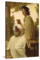 The Female Wine Enthusiast-William Adolphe Bouguereau-Stretched Canvas