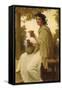 The Female Wine Enthusiast-William Adolphe Bouguereau-Framed Stretched Canvas