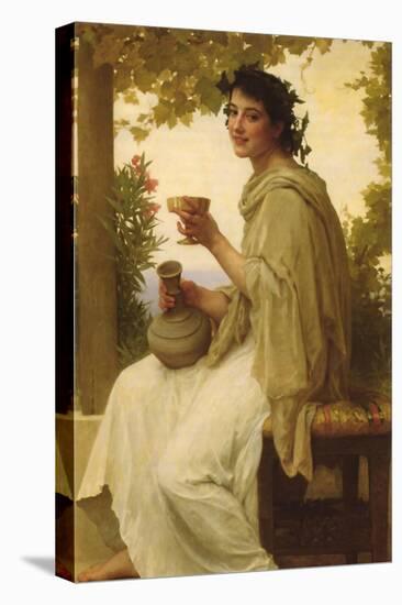 The Female Wine Enthusiast-William Adolphe Bouguereau-Stretched Canvas