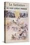 The Feminist Coup D'Etat', from 'La Caricature', October 1880-Albert Robida-Stretched Canvas