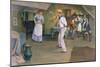 The Fencing Lesson, 1893-Frederick James McNamara Evans-Mounted Giclee Print