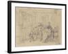 The Fencing Lesson, c.1847-49-Richard Caton Woodville-Framed Giclee Print