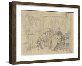 The Fencing Lesson, c.1847-49-Richard Caton Woodville-Framed Giclee Print