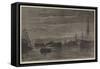 The Fenian Alarm, the Night Guard in Plymouth Harbour-null-Framed Stretched Canvas