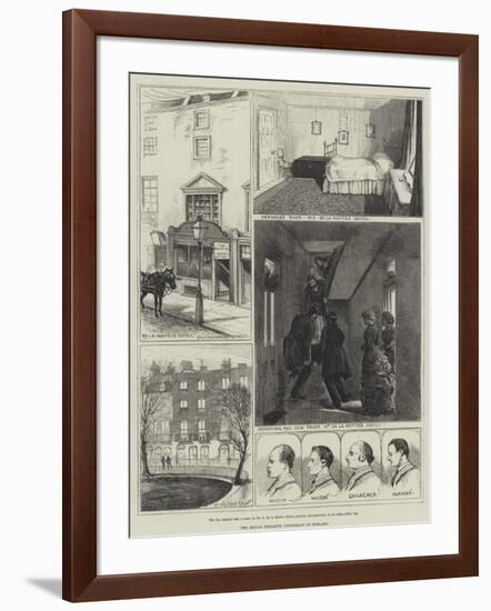 The Fenian Dynamite Conspiracy in England-Alfred Courbould-Framed Giclee Print