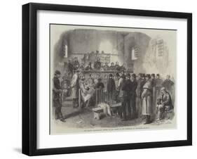 The Fenian Insurrection, Inquest on Mr Cleary in the Courthouse at Kilmallock-null-Framed Giclee Print