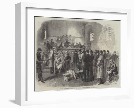 The Fenian Insurrection, Inquest on Mr Cleary in the Courthouse at Kilmallock-null-Framed Giclee Print