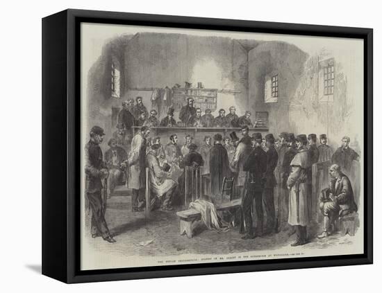 The Fenian Insurrection, Inquest on Mr Cleary in the Courthouse at Kilmallock-null-Framed Stretched Canvas