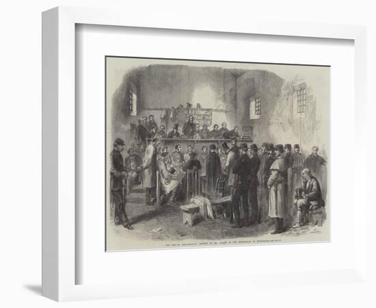 The Fenian Insurrection, Inquest on Mr Cleary in the Courthouse at Kilmallock-null-Framed Giclee Print