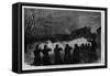 The Fenian Uprising in Ireland - Night Attack on the Police at Tallaght, March 5, 1867. See Page 23-null-Framed Stretched Canvas