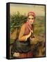 The Fern Gatherer-Charles Sillem Lidderdale-Framed Stretched Canvas