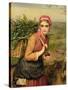 The Fern Gatherer-Charles Sillem Lidderdale-Stretched Canvas