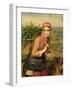 The Fern Gatherer-Charles Sillem Lidderdale-Framed Giclee Print