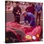 The Ferrari Pit, Le Mans, France, 1965-null-Stretched Canvas