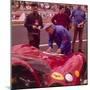 The Ferrari Pit, Le Mans, France, 1965-null-Mounted Photographic Print