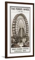 The Ferris Wheel, 1893-null-Framed Art Print