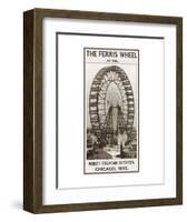 The Ferris Wheel, 1893-Vintage Photography-Framed Art Print