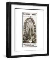 The Ferris Wheel, 1893-Vintage Photography-Framed Art Print