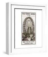 The Ferris Wheel, 1893-Vintage Photography-Framed Art Print