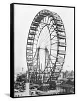 The Ferris Wheel at the World's Columbian Exposition of 1893 in Chicago-null-Framed Stretched Canvas