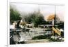 The Ferry at Bablock Hythe, Oxfordshire, 1926-null-Framed Giclee Print